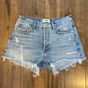 Agolde Parker vintage loose fit cutoff shorts